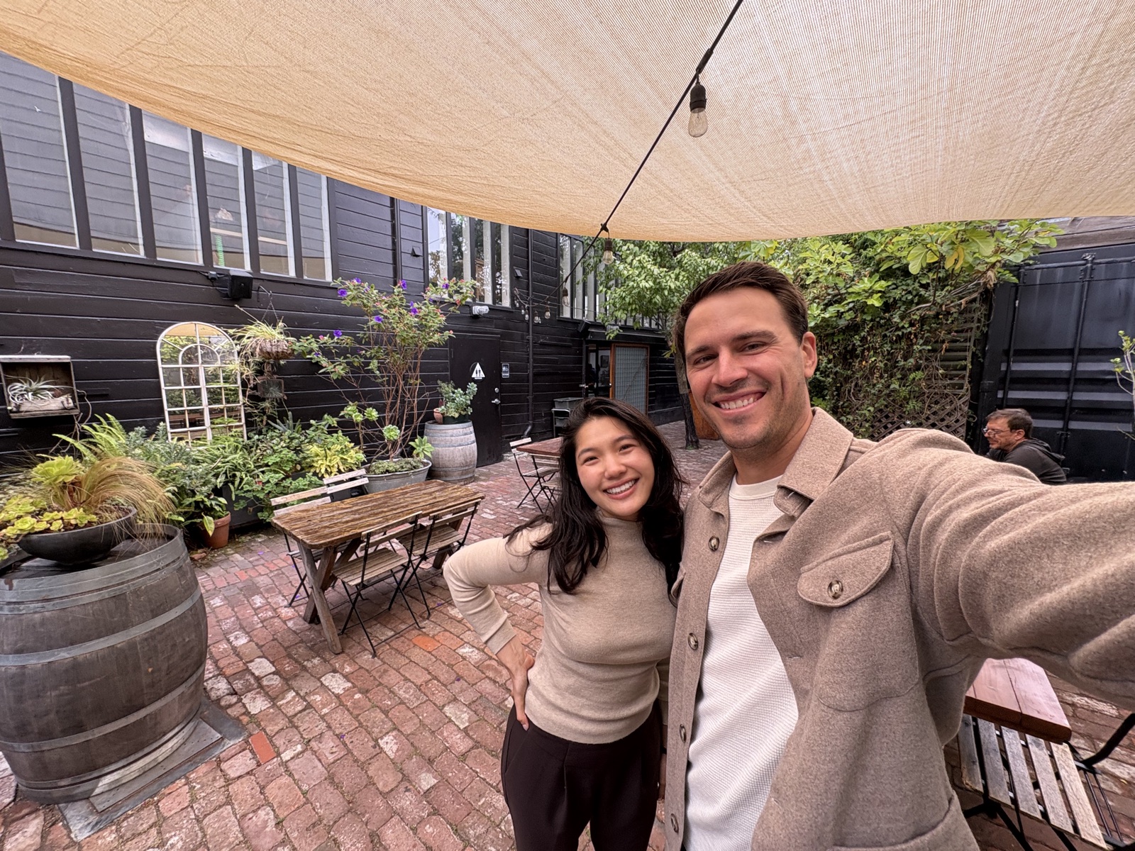 Nicole Seah and Justin Mares at Stable Cafe